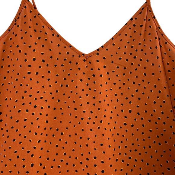 Sweet Adelyn Dress Womens Large Sundress Polka‎ Dot Ruffle Hem - Picture 2 of 7